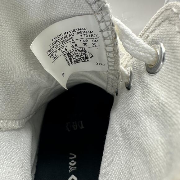 Converse Chuck Taylor All Star Lift Leather Shoes Womens Size 5.5 Yin Yang - Picture 7 of 7